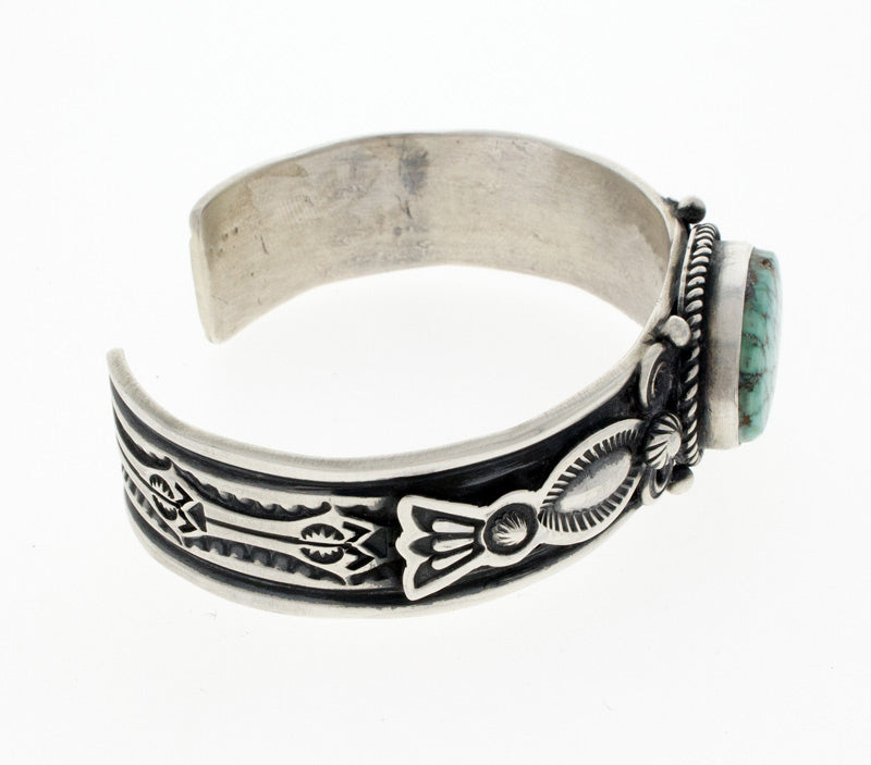 Bracelet en turquoise Kingman Birdseye naturel