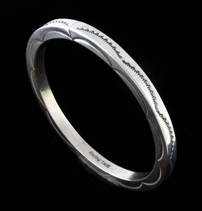 Solid Sterling Silver Bangle Bracelet