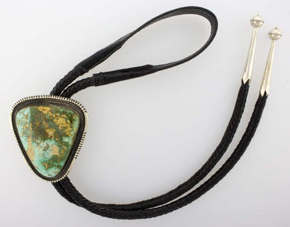 Natural Royston Turquoise Bolo Tie