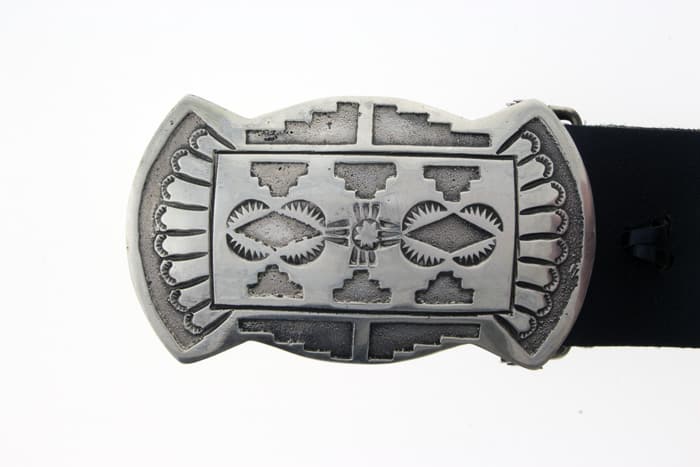 Sterling Silver Overlay Concho Belt