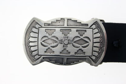 Sterling Silver Overlay Concho Belt