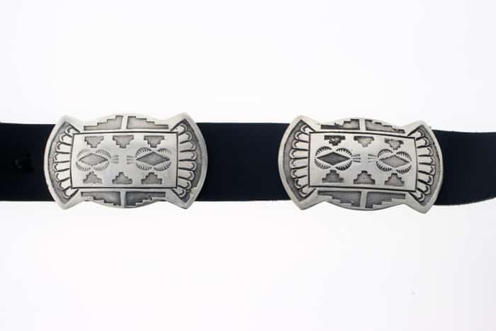 Sterling Silver Overlay Concho Belt