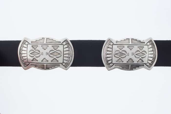 Sterling Silver Overlay Concho Belt