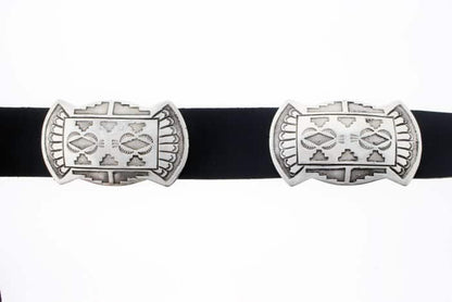 Sterling Silver Overlay Concho Belt