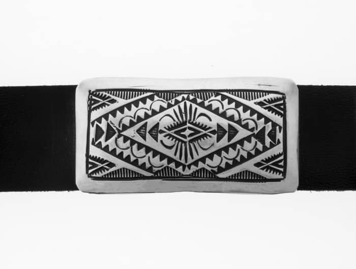 Sterling Silver Overlay Concho Belt