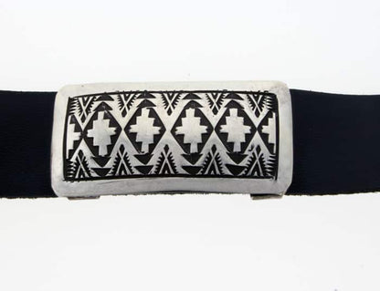 Sterling Silver Overlay Concho Belt