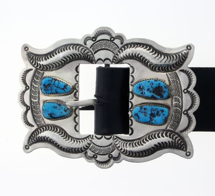 Free-Form Turquoise Concho Belt