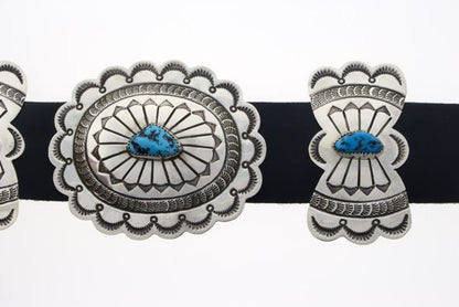 Free-Form Turquoise Concho Belt