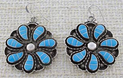 Kingman Turquoise Inlay Earrings