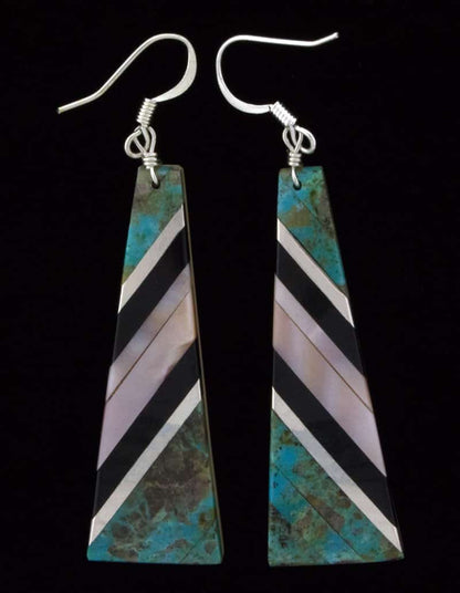 Multi-Stone Inlay Earrings