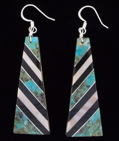 Multi-Stone Inlay Earrings