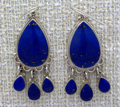 Natural Lapis Earrings