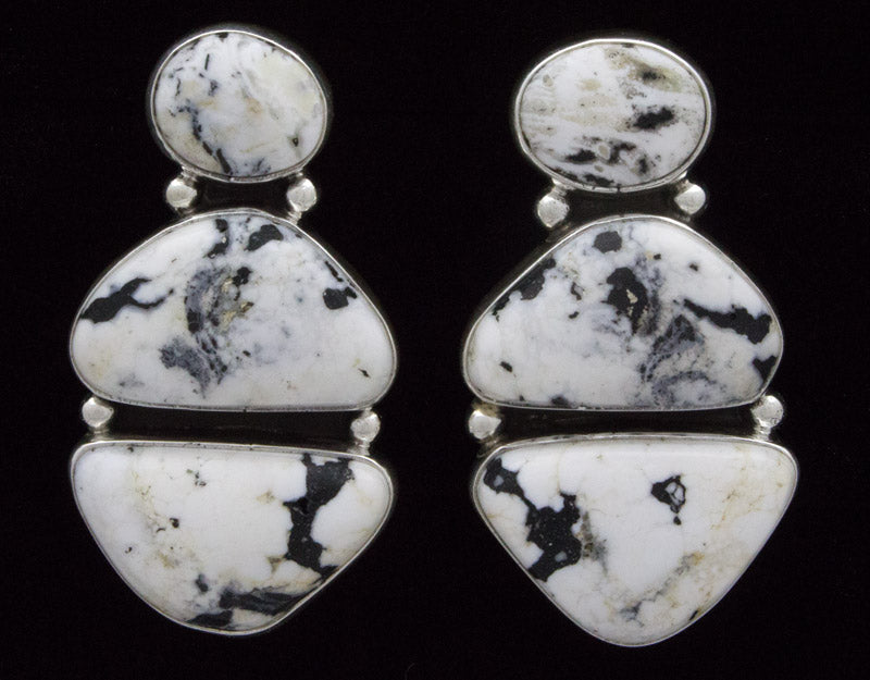 White Buffalo Earrings