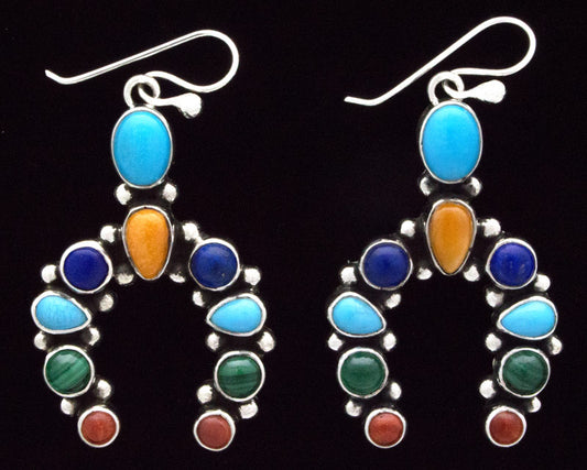 Multi-Stone Naja Earrings