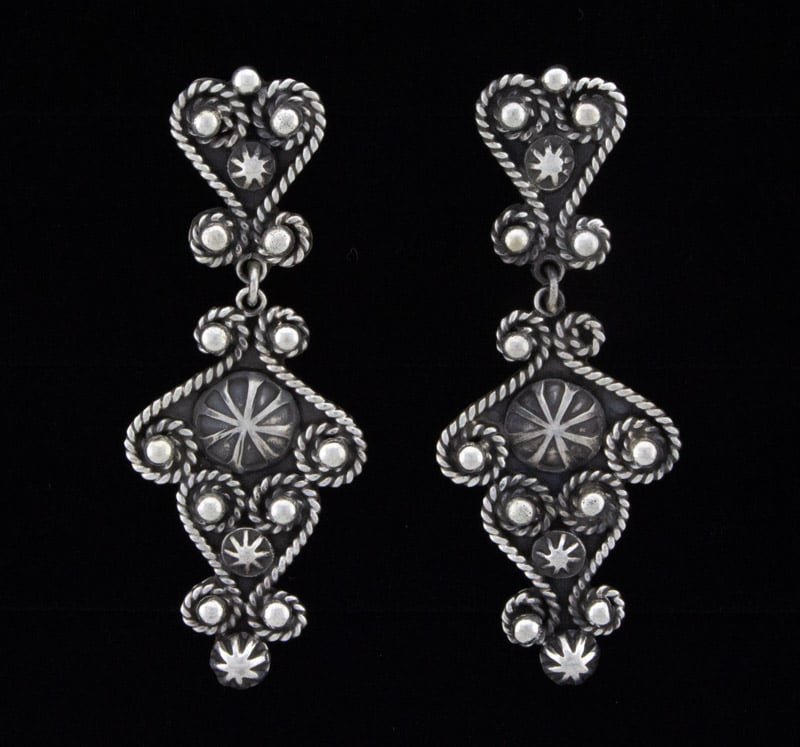 Boucles d'oreilles en argent sterling