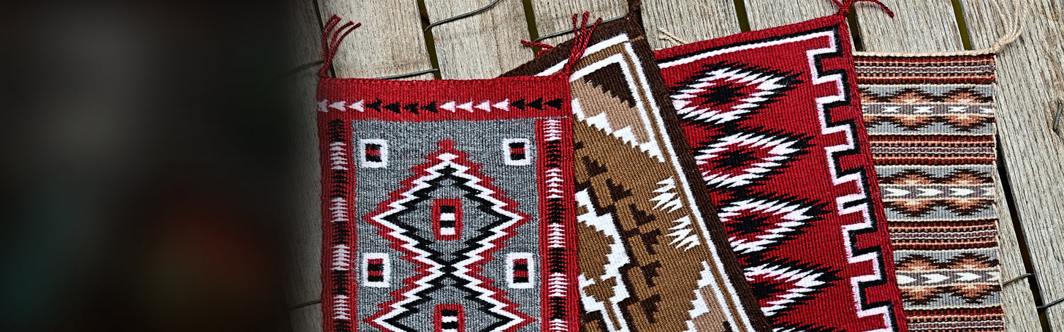  Miniature Navajo Rugs 