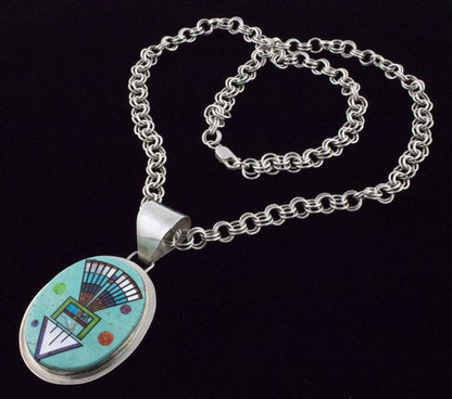 Multi-Stone Micro Inlay Necklace