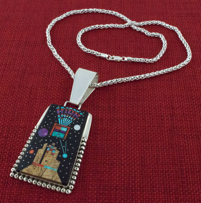 Multi-Stone Micro Inlay Necklace