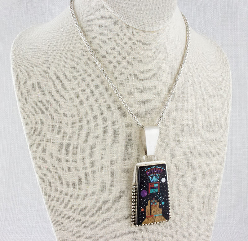 Multi-Stone Micro Inlay Necklace