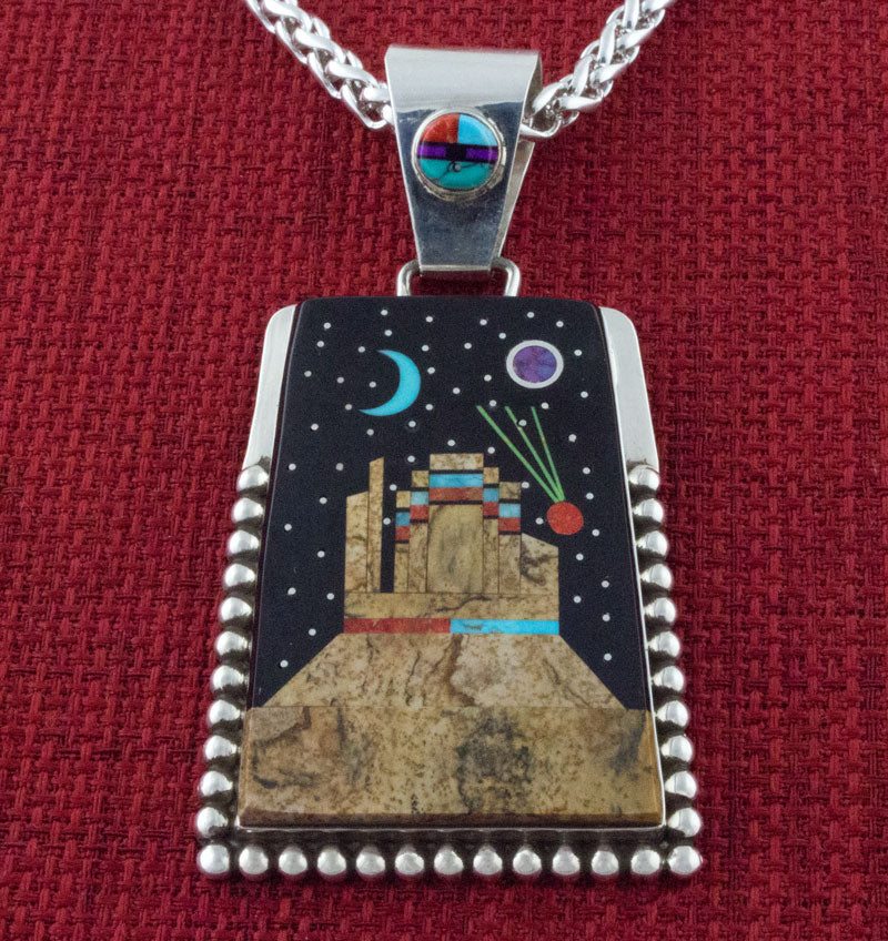 Multi-Stone Micro Inlay Necklace