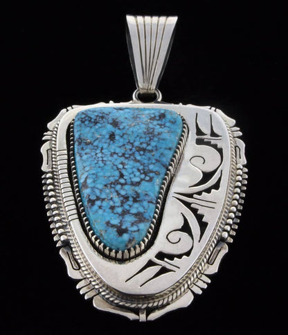 Pendentif en turquoise Kingman naturelle