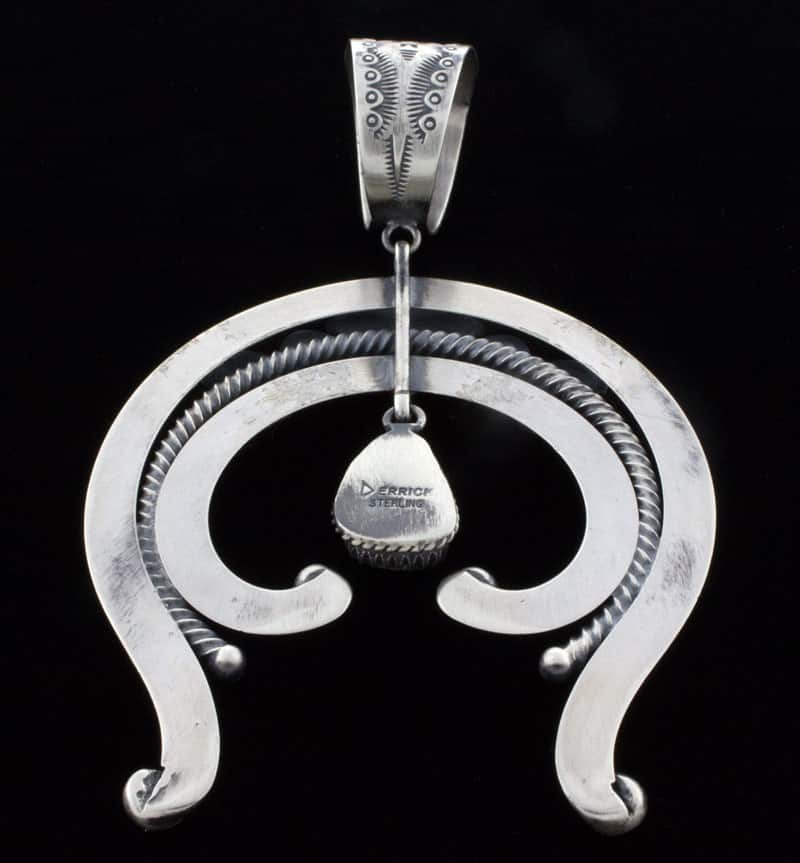 Ciondolo Naja in Argento Sterling con Pendente in Turchese Naturale Royston