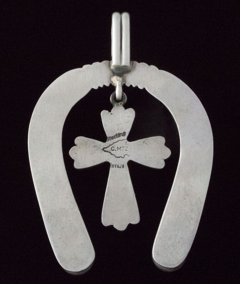 Pendentif Naja en Argent Sterling avec Pendentif Croix