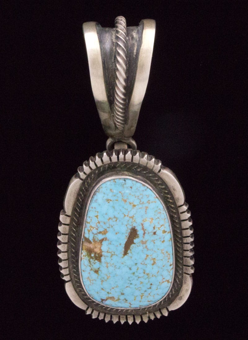 Natural Kingman Turquoise Pendant