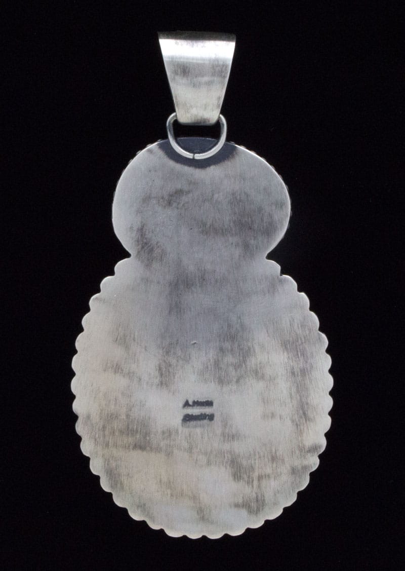 White Buffalo Double-Stacked Pendant