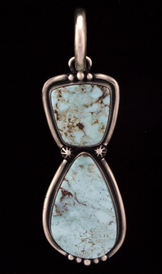 Dry Creek Turquoise Double-Stacked Pendant