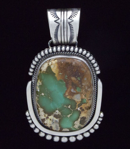 Natural Royston Turquoise Pendant