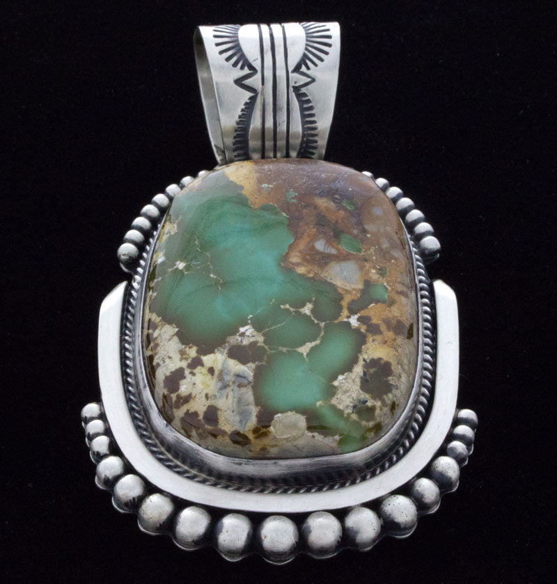 Natural Royston Turquoise Pendant