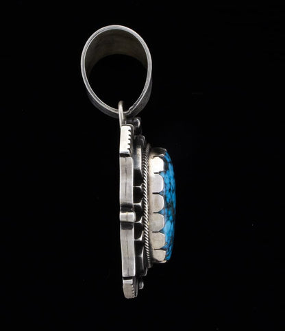 High Grade Natural Kingman Turquoise Pendant