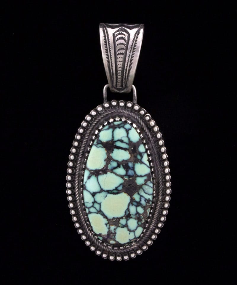 Natural Angel Variscite Pendant