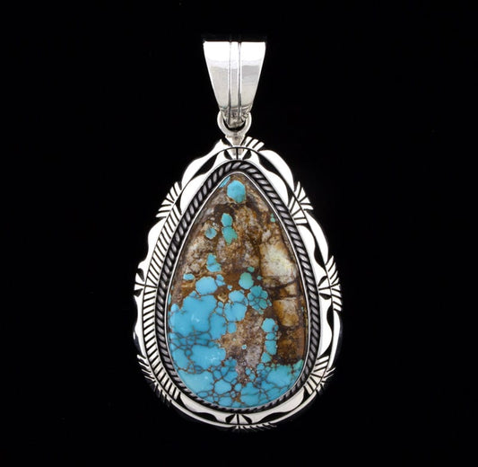 Pendentif en turquoise Royston bleu naturel