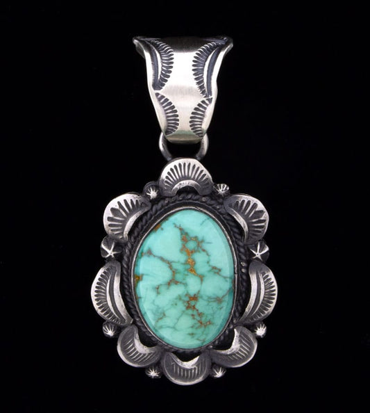 Natural Nevada Turquoise Pendant