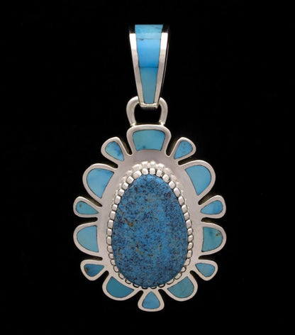 High Grade Natural Kingman Turquoise Pendant