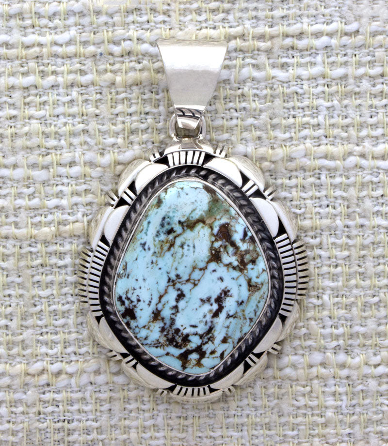 Pendentif en turquoise de Dry Creek naturel