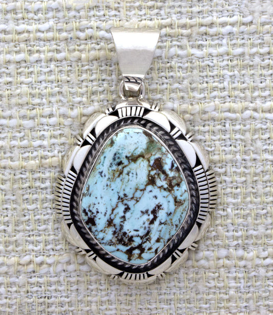 Pendentif en turquoise de Dry Creek naturel