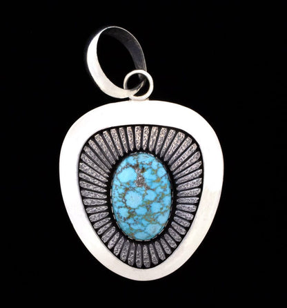 Pendentif Shadowbox en Turquoise Kingman Naturel