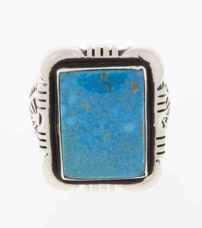 Kingman Turquoise Shadowbo Ring