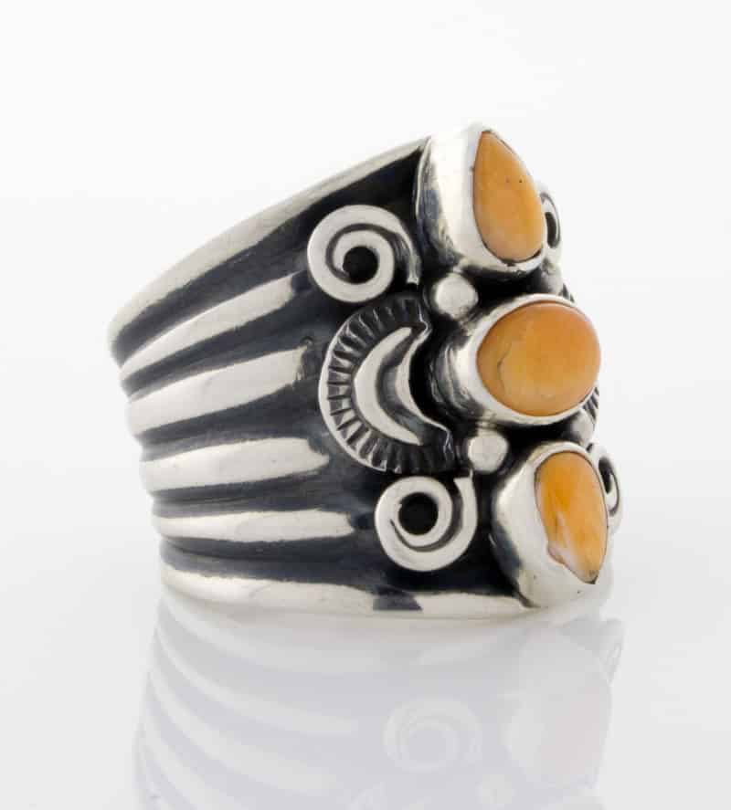 Bague d'huître épineuse orange