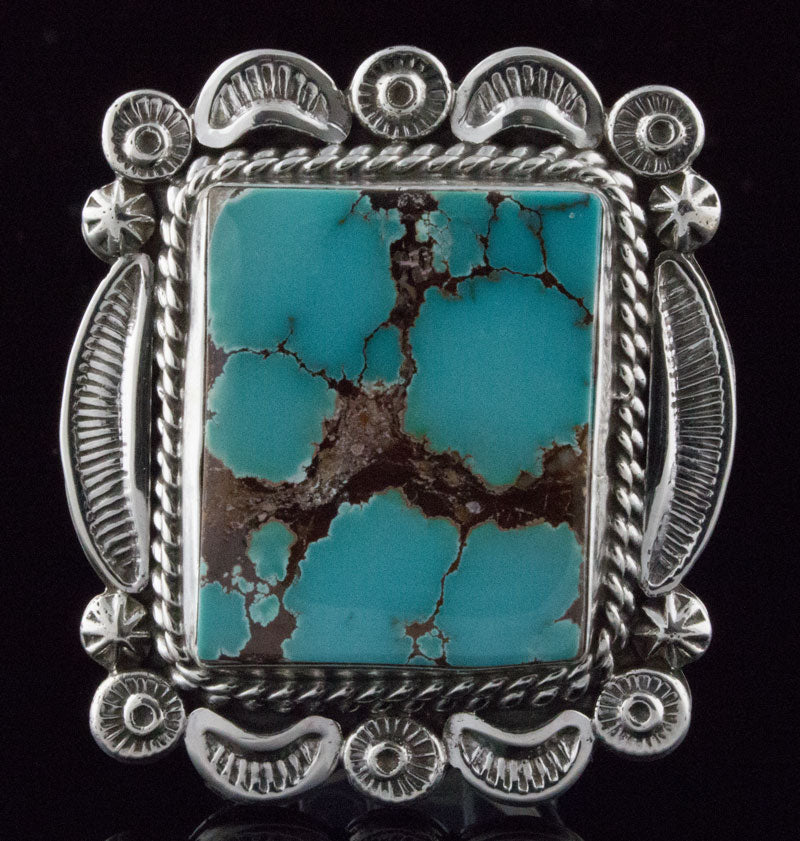 High Grade Natural Royston Turquoise Ring