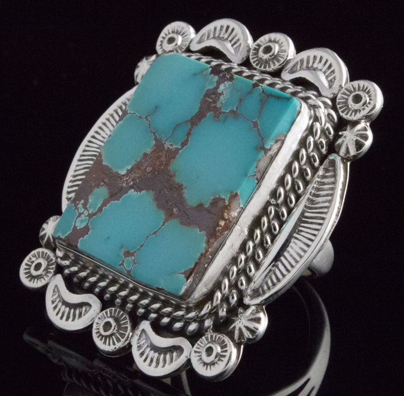 High Grade Natural Royston Turquoise Ring