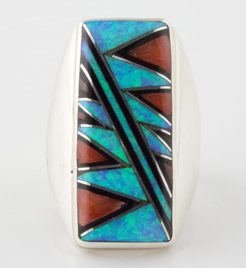 Mehrstein-Inlay-Ring