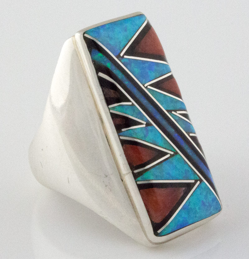 Mehrstein-Inlay-Ring