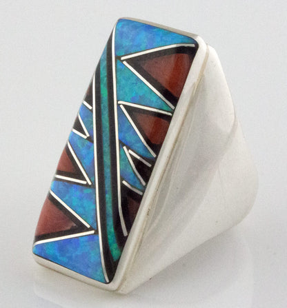 Mehrstein-Inlay-Ring