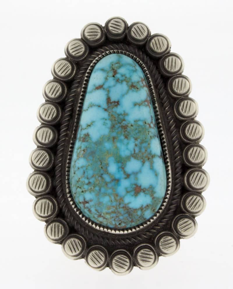 Bague en turquoise Web Kingman Naturel