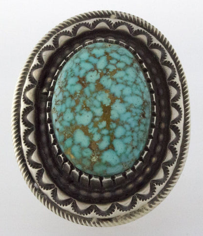 Natural Birdseye Kingman Turquoise Ring