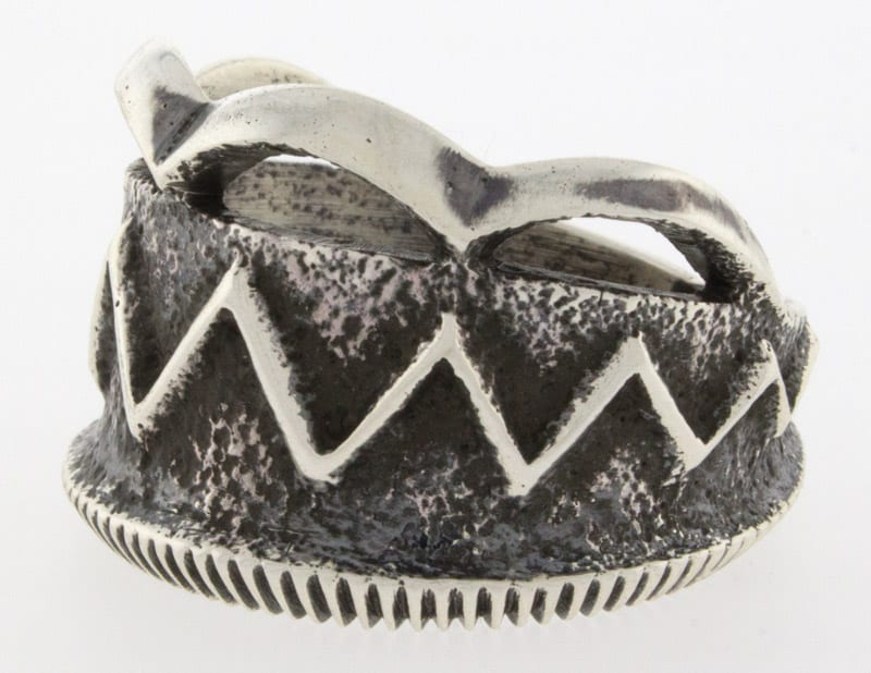 Tufa Cast Sterling Silver Ring